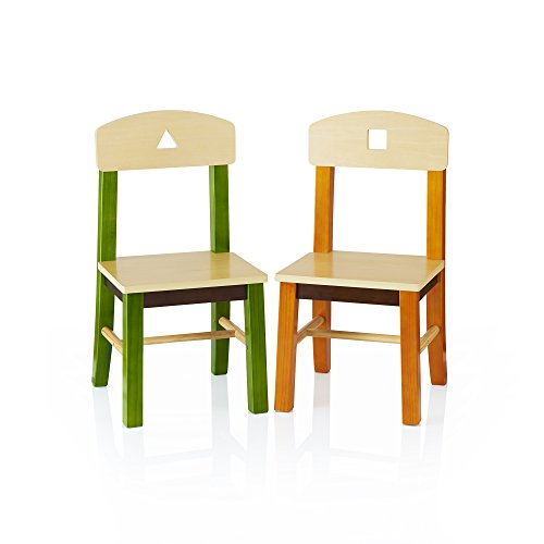 Guidecraft See and Store Extra Chairs Set of 2 - Kids School Furniture