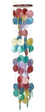 Woodstock Colorful Waterfall Havana Capiz Wind Chime Outdoor Windchimes CWH New