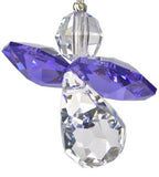 Woodstock Chimes CGAT Rainbow Makers Suncatchers Crystal Guardian Angel, Amethyst [April]