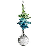 Woodstock Chimes CCSG Rainbow Makers Suncatchers Crystal Sunrise Cascade, Green