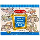 Melissa & Doug Jumbo Coloring Pad - Vehicles