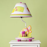 Guidecraft Hand-painted & Hand Crafted Gleeful Bugs Kids Table Lamp