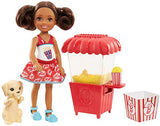 Barbie Sisters Chelsea Doll and Popcorn Stand, Brunette