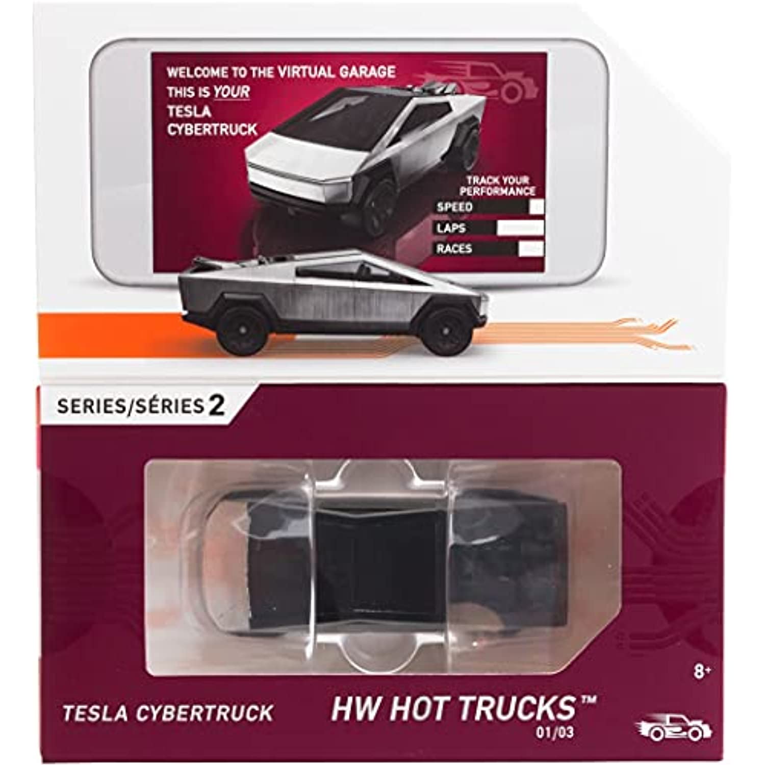 Hot Wheels id Vehicles Embedded NFC Chip Uniquely Identifiable 1:64 Scale Ages 8 and Older