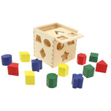 Melissa & Doug Value Pack - Alphabet Nesting Blocks + Wooden Shape Sorting Cube