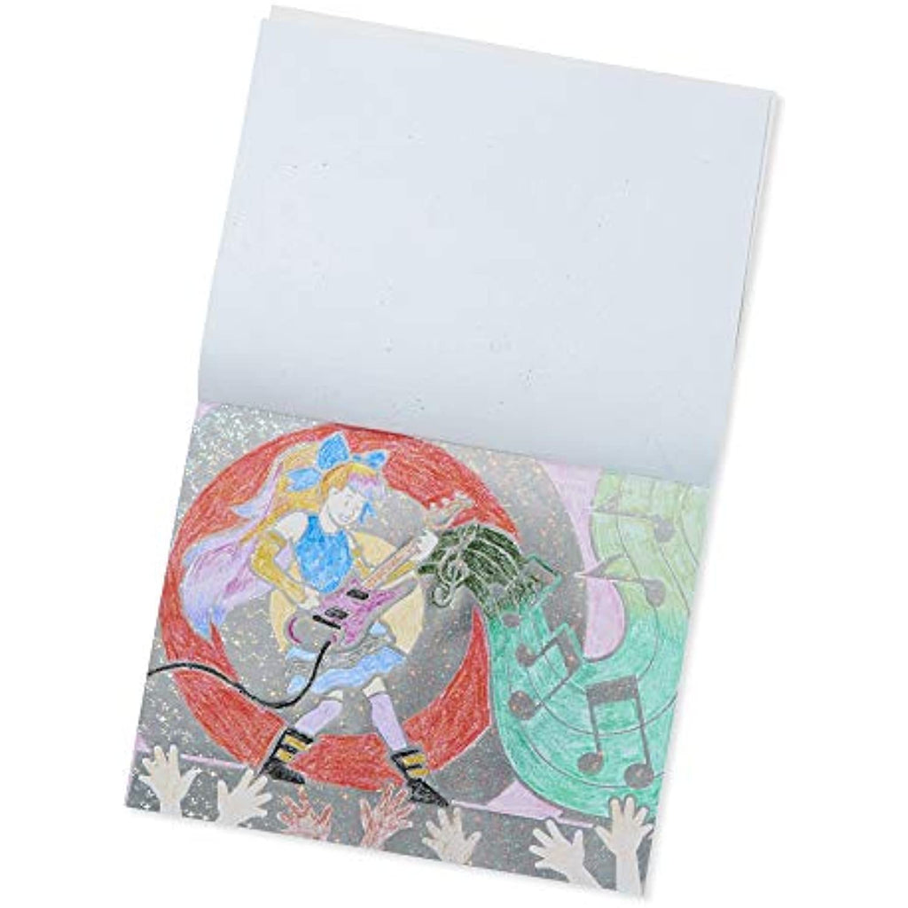 Melissa & Doug Foil Coloring Pad 2-Pack (Animals, Playtime Favorites)