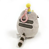 GUND Pusheen Snackable Birthday Cupcake Cat Plush Stuffed Animal Backpack Clip, Gray, 5"