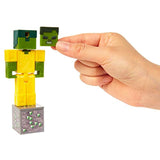 Minecraft Earth 3.25" Zombie with Gold Armor Figure