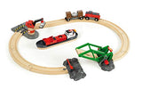 BRIO World - 33061 Cargo Harbor Set | 16 Piece Toy Train with Accessories and Wooden Tracks for Kids Ages 3 and Up