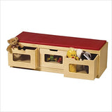 Guidecraft Easy View Storage Bench