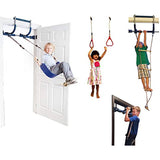 Gym1 Indoor Playground with Indoor Swing, Plastic Rings, and Climbing Ladder