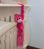 Aurora World  Hanging Monkey  Soft and Snuggly Plush Stuffed Animal  Pink, 18