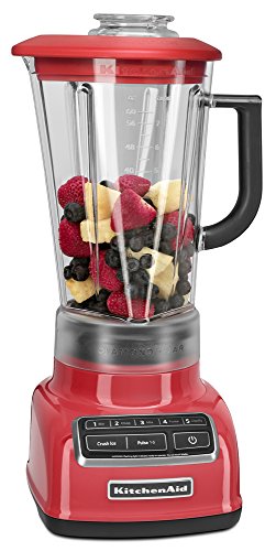 KitchenAid KSB1575WM 5-Speed Diamond Blender with 60-Ounce BPA-Free Pitcher - Watermelon