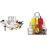 Melissa & Doug Star Diner Restaurant Play Set (Toy Diner Set, 41 Pieces, Great Gift for Girls and Boys - Best for 3, 4, 5 Year Olds and Up)