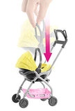 Barbie Skipper Babysitters Inc. Doll and Playset, Small Baby Doll with Yellow and Pink Stroller with Rolling Wheels and Removable Seat, Plus Blanket and Bottle, Gift for 3 to 7 Year Olds