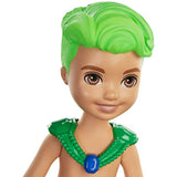 Barbie Dreamtopia Chelsea Merboy Doll, 6.5-inch, Green