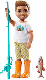 Barbie Camping Fun Boy w/Fishing Pole