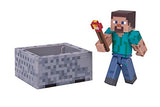 Minecraft Steve with Minecart Figure Pack