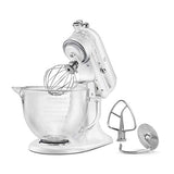 KitchenAid KSM155GBFP 5-Qt. Artisan Design Series with Glass Bowl - Frosted Pearl White