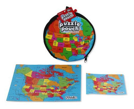 GeoToys Puzzle Pouch With Shelf Tray