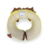 Trunki Kid’s Travel Neck Pillow with Magnetic Child’s Chin Support - Yondi Small Leeroy Lion (Yellow)