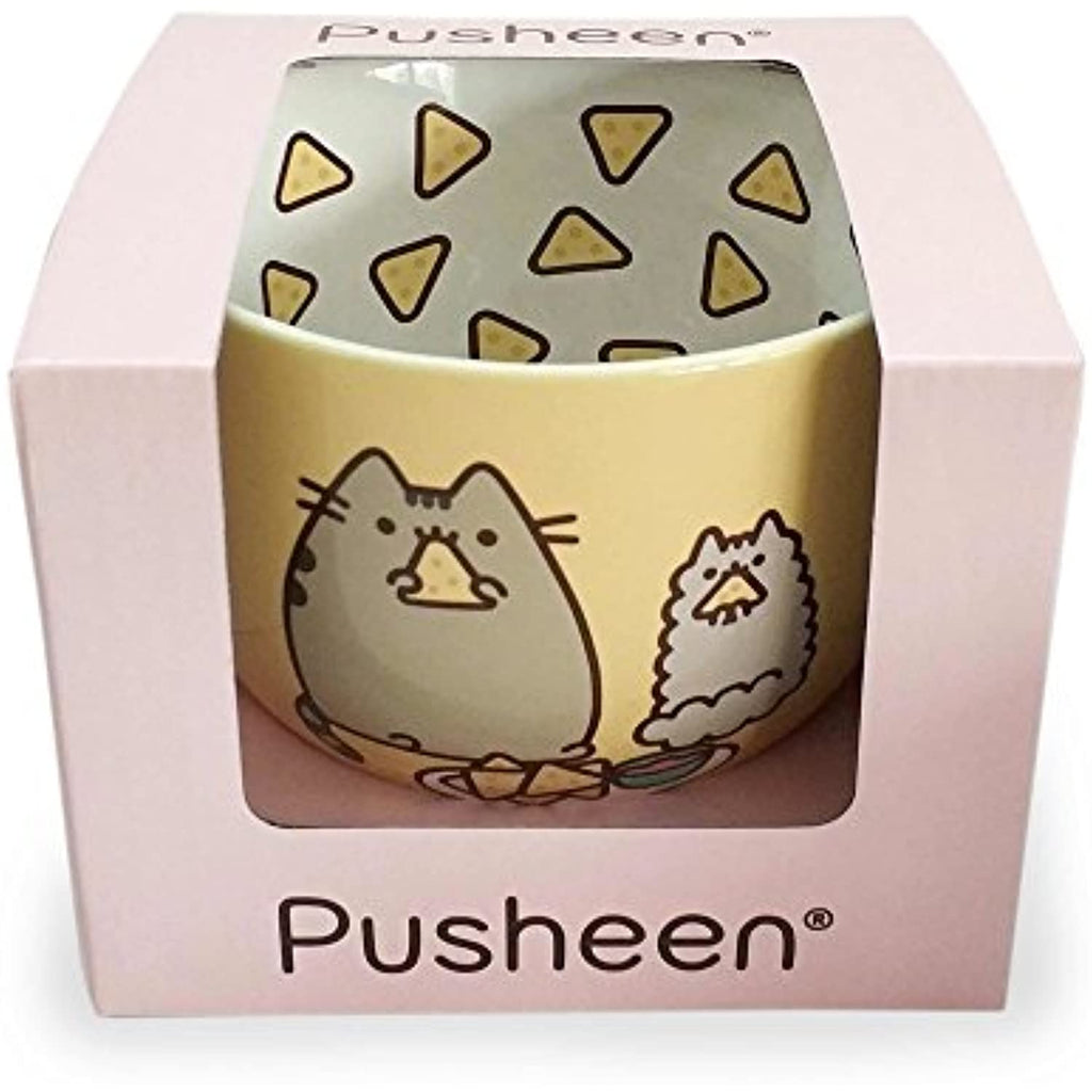 Pusheen Chips Snack Bowl bundle with Pusheen Chips Backpack Clip