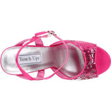 Touch Ups Women's Bev Platform Pump,Fuschia,6 M US
