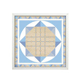 Melissa & Doug Double-Sided Wooden Solitaire & Chinese Checkers Board Game (Blue) with 60 Game Pieces (17.5 W x 17.5 L x 1.5 D), Great Gift for Girls and Boys - Best for 6, 7, 8 Year Olds and Up