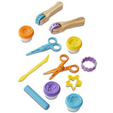 Melissa & Doug Cut, Sculpt & Stamp Clay Play Set Classroom: Deluxe Wooden Stamp Set & 1 Scratch Art Mini-Pad Bundle (05167)