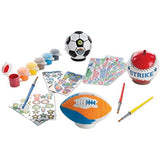 Melissa & Doug Sports Set Decorate-Your-Own Kit + FREE Scratch Art Mini-Pad Bundle [95365]
