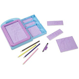 Melissa & Doug Princess Design Activity Kit w/ 9 Double Sided Textured Fashion Plates + FREE Scratch Art Mini-Pad Bundle [49092]