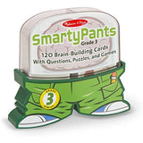 Melissa & Doug 3rd Grade Smarty Pants Card Game Set + Free Scratch Art Mini-Pad Bundle [50746]