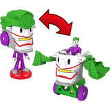 Imaginext Head Shifters The Joker Figure and Laff Mobile Transforming Vehicle