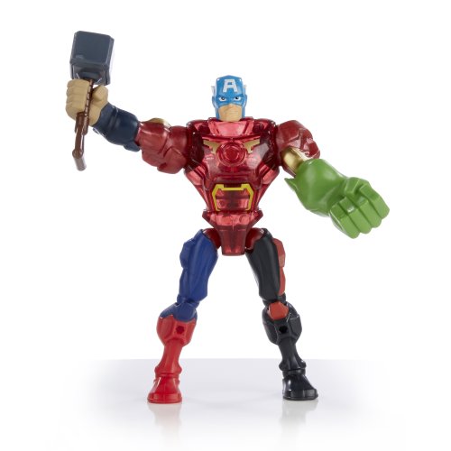 Marvel Super Hero Mashers Captain America Figure 6 inches