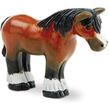 Melissa & Doug Horses Figurines: Decorate-Your-Own Kit & 1 Scratch Art Mini-Pad Bundle (08867)