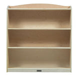 Guidecraft 4-Shelf Bookshelf: Display Books, Toys & Games, Kids' Storage Stand, School Classroom or Playroom Futniture