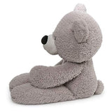 GUND Fuzzy Teddy Bear Stuffed Animal Plush, Grey, 24"