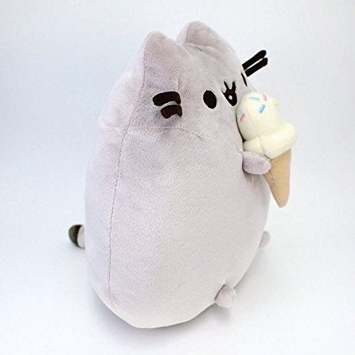 GUND Pusheen Snackables Ice Cream Plush Stuffed Animal Cat, 9.5"