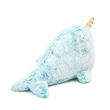 GUND Nori Narwhal Stuffed Plush Whale, 12"