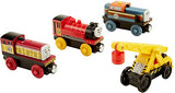 Fisher-Price Thomas & Friends Wooden Railway, Wooden Railway Steamies vs. Diesels 4-Pack