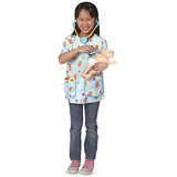 Melissa & Doug Pediatric Nurse Costume & 1 Scratch Art Mini-Pad Bundle (08519)
