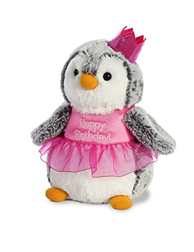 Aurora - Pompom Penguin - 9" Pompom Birthday - One Year
