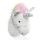 GUND Unicorn Plush Head Stuffed Animal Hanging Wall Dcor, White, 15"