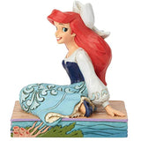 Enesco Disney Traditions by Jim Shore Ariel Personality Pose Figurine, 3.5 Inch, Multicolor