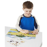 Melissa & Doug Puffy Sticker Activity Books Set - Farm, Safari, and Chipmunk