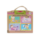 Melissa & Doug Natural Play Wooden Puzzle: Little Princesses