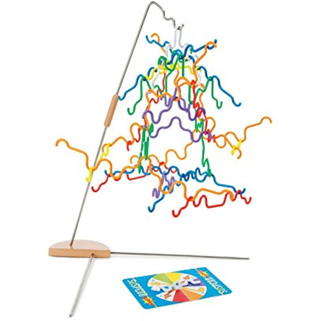 Melissa & Doug Suspend Junior - Family Game & 1 Scratch Art Mini-Pad Bundle (04276)