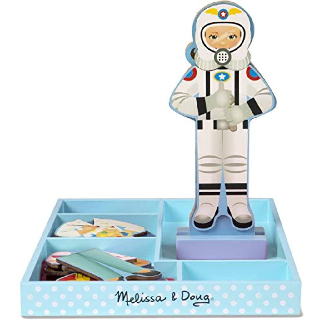Melissa & Doug Julia: Magnetic Dress Up Doll & 1 Scratch Art Mini-Pad Bundle (05164)