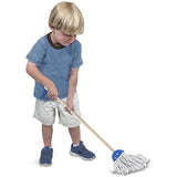 Melissa & Doug Dust, Sweep & Mop: Let's Play House! Pretend Play Set & 1 Scratch Art Mini-Pad Bundle (08600)