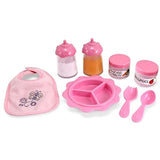 Melissa & Doug Brianna 12" Doll Plus Time to Eat Feeding Set